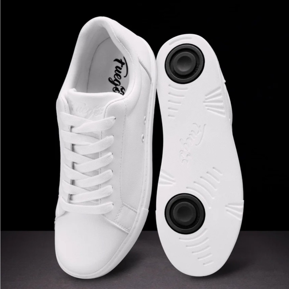 Fuego white dance sneakers 9